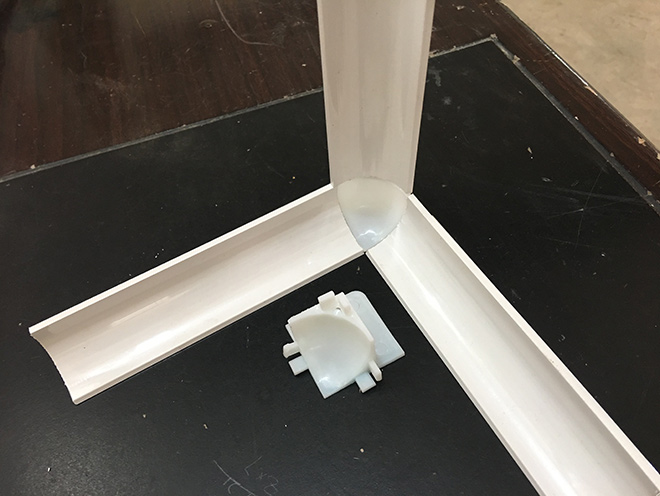 牆腳防(fáng)護角應用